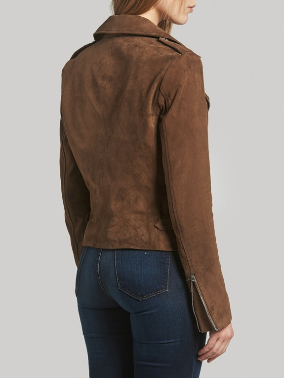 Paige Suede Leather Jacket