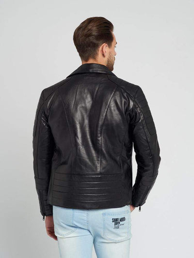 Sculpt Australia mens leather jacket Jayden Black Leather Jacket