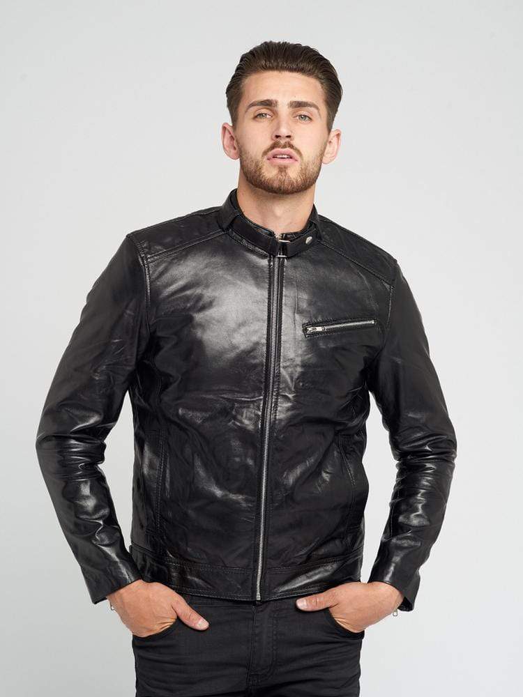 Motorcycle Lambskin Leather Jacket – Sculpt Leather Jackets