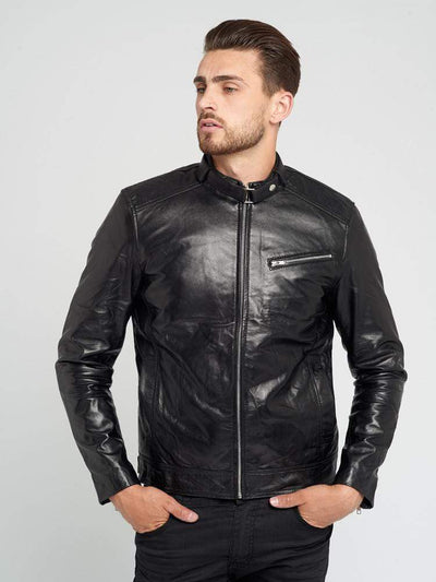 Sculpt Australia mens leather jacket Sculpt's Premium Biker Leather Jacket