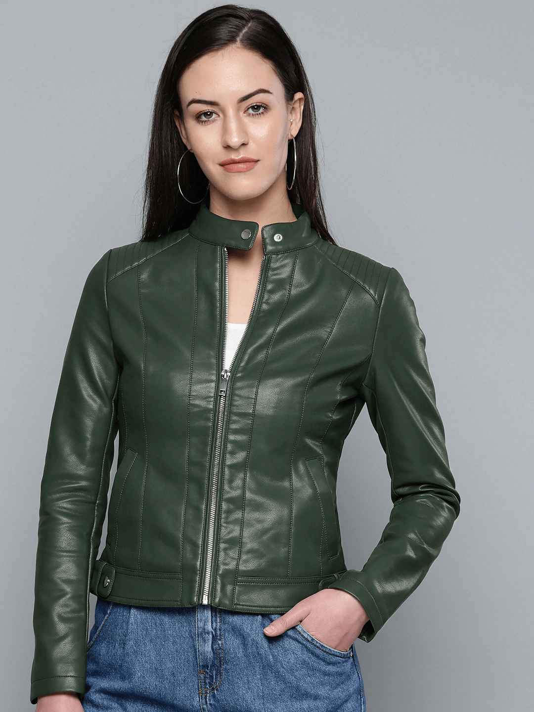 Green jacket for womens on sale