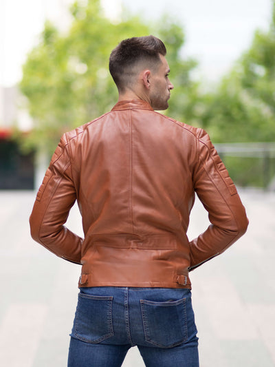 Casper Tanned Leather Jacket