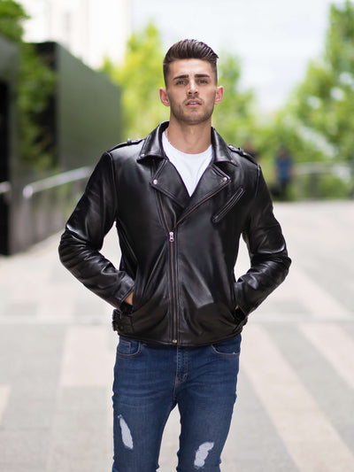 Sasha Black Leather Jacket