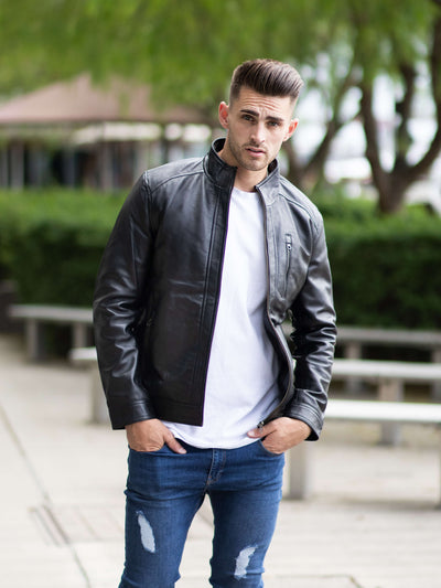 Finlay Black Leather Jacket