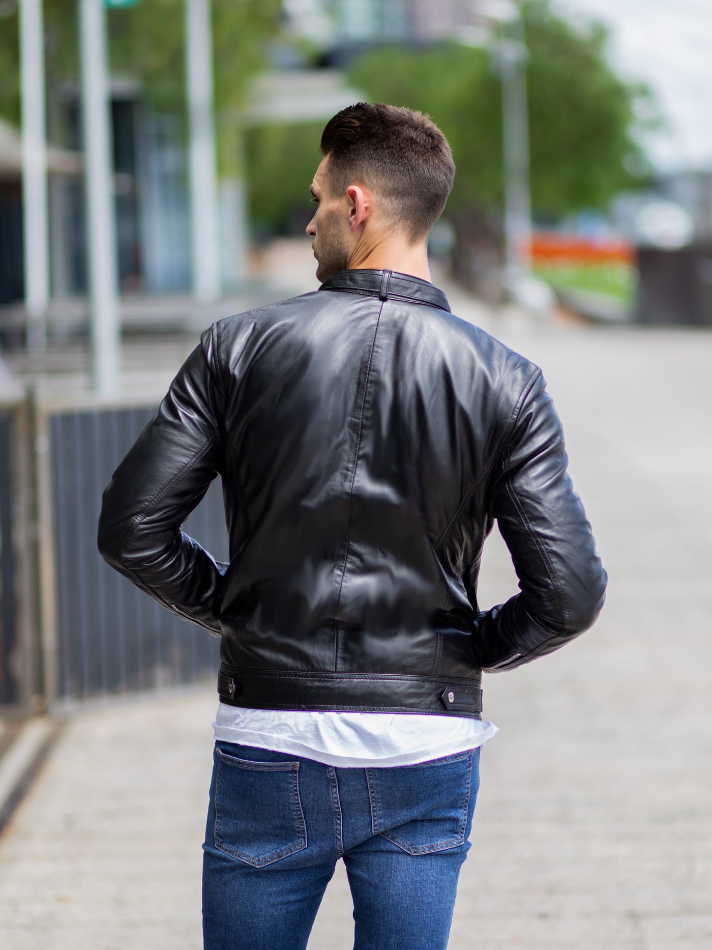 Kendric Black Leather Jacket
