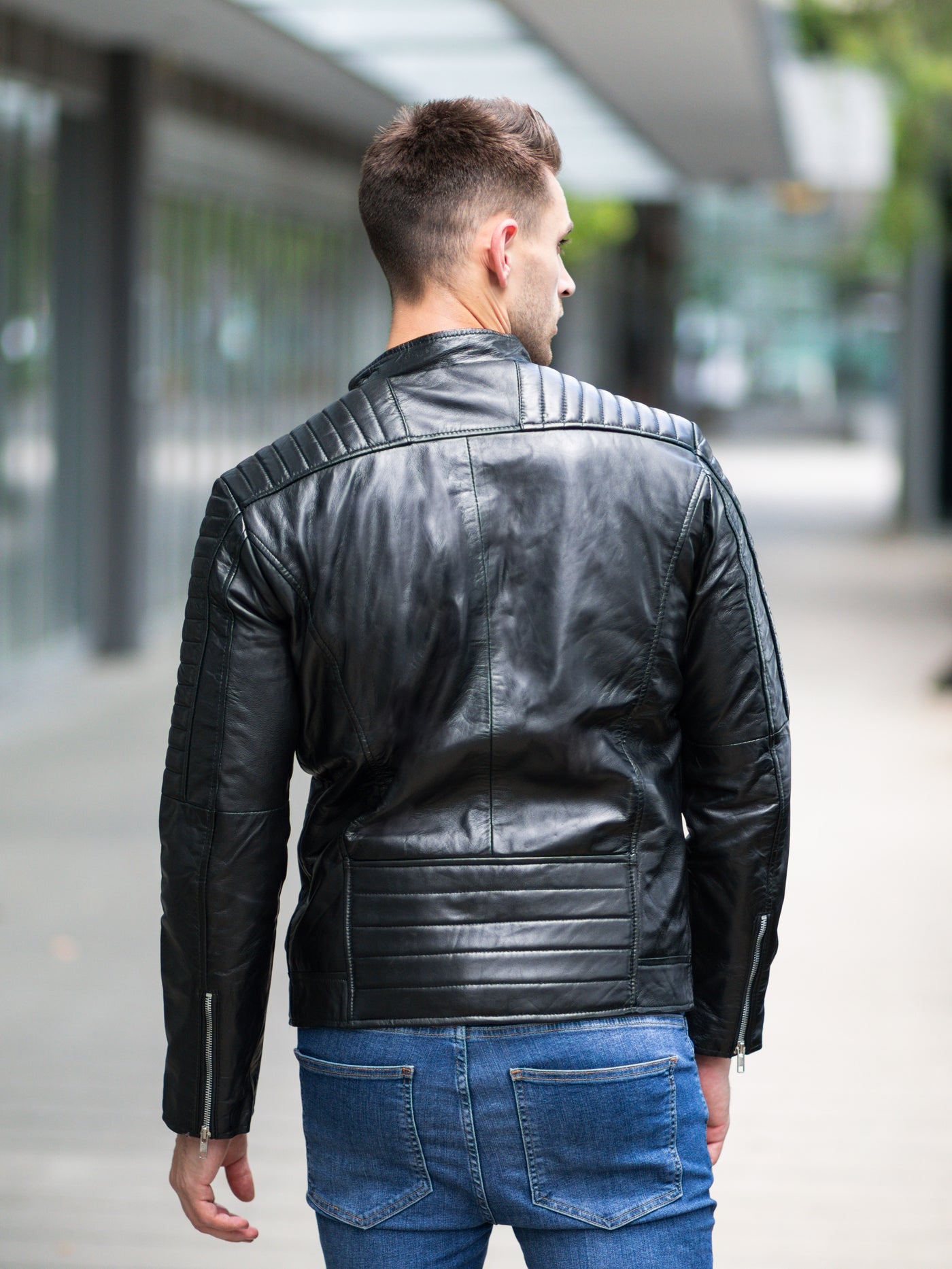 Orson Black Leather Jacket