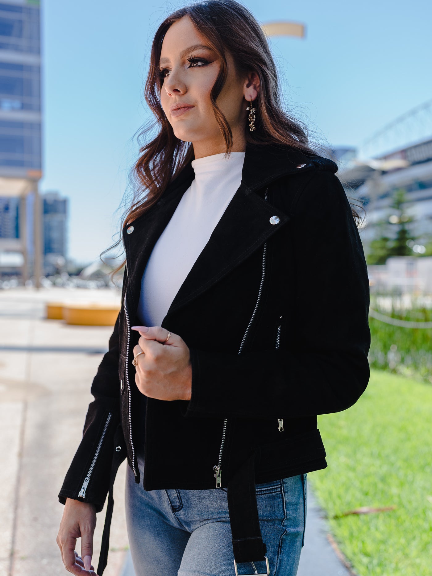 Larisa Black Leather Jacket