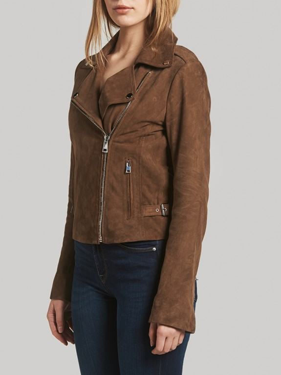 Paige Suede Leather Jacket