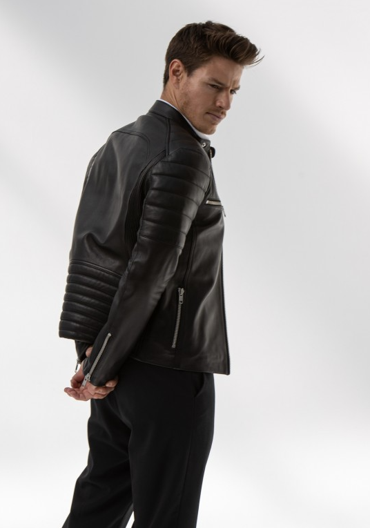 Finn Black Leather Jacket