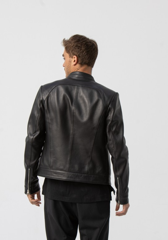 Ellis Black Leather Jacket