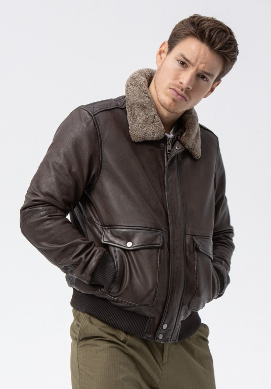 Lewis Brown Leather Jacket