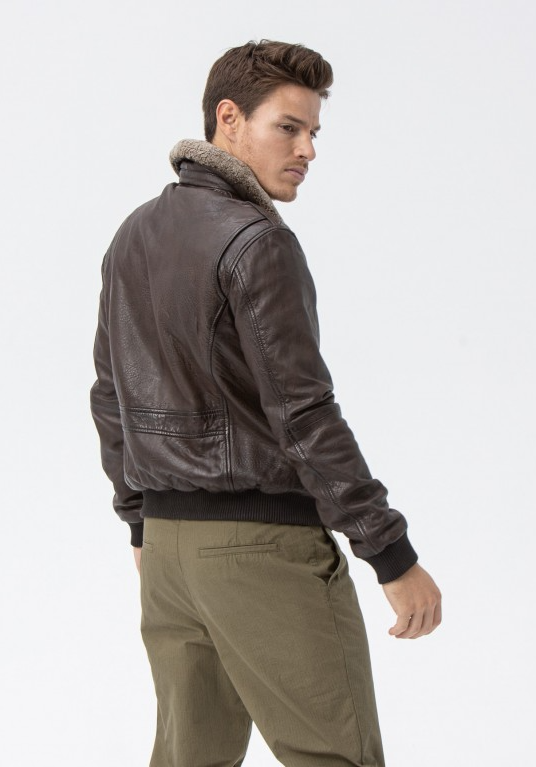 Lewis Brown Leather Jacket