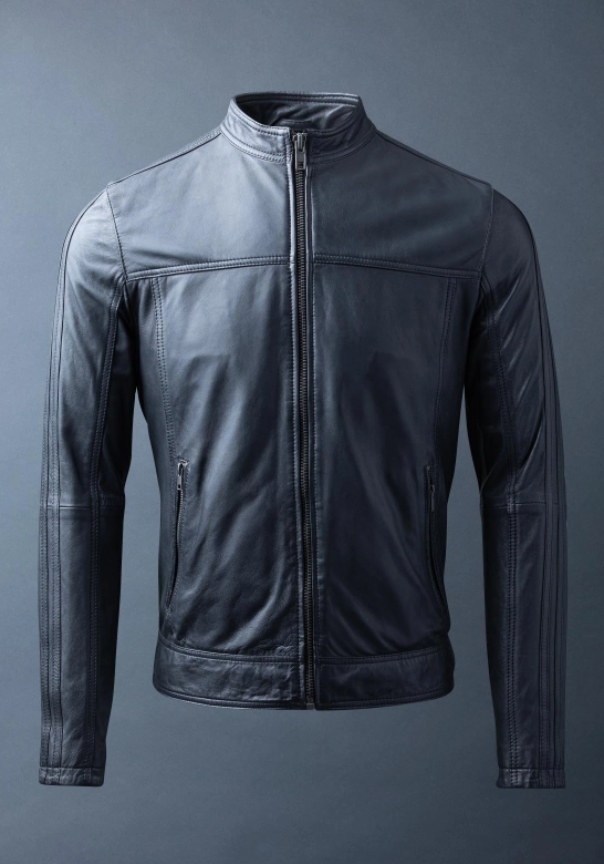 Sheldon Black Leather Jacket