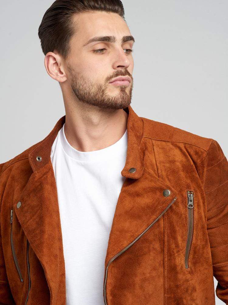 Sculpt Australia mens leather jacket Cameron Suede Leather Jacket