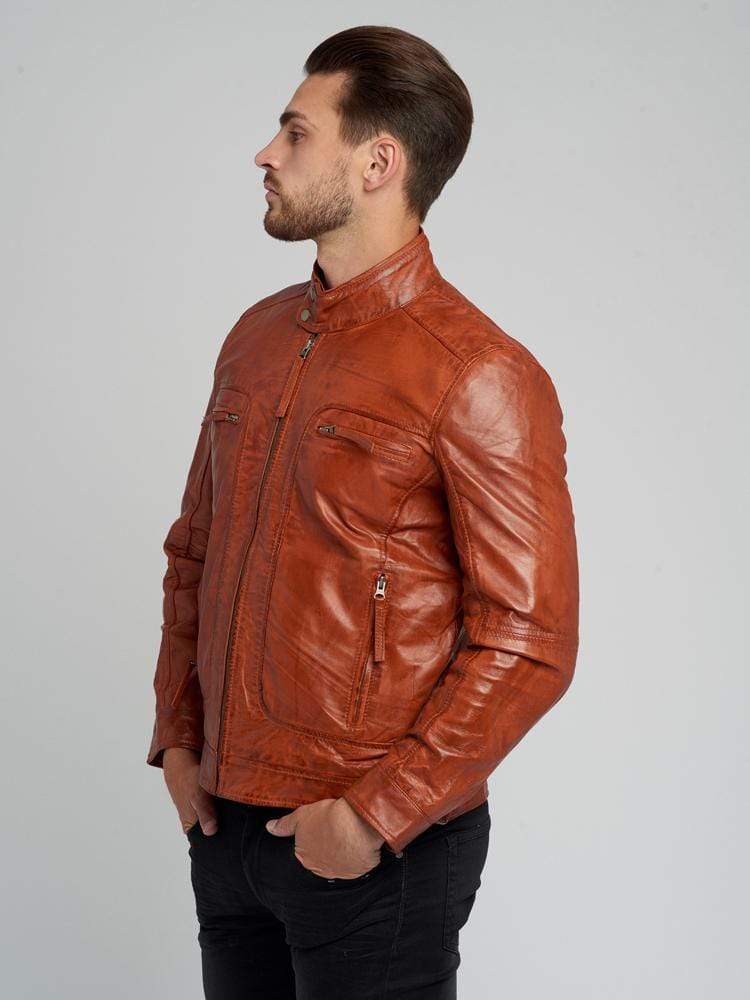 Sculpt Australia mens leather jacket Casey Tanned Leather Jacket