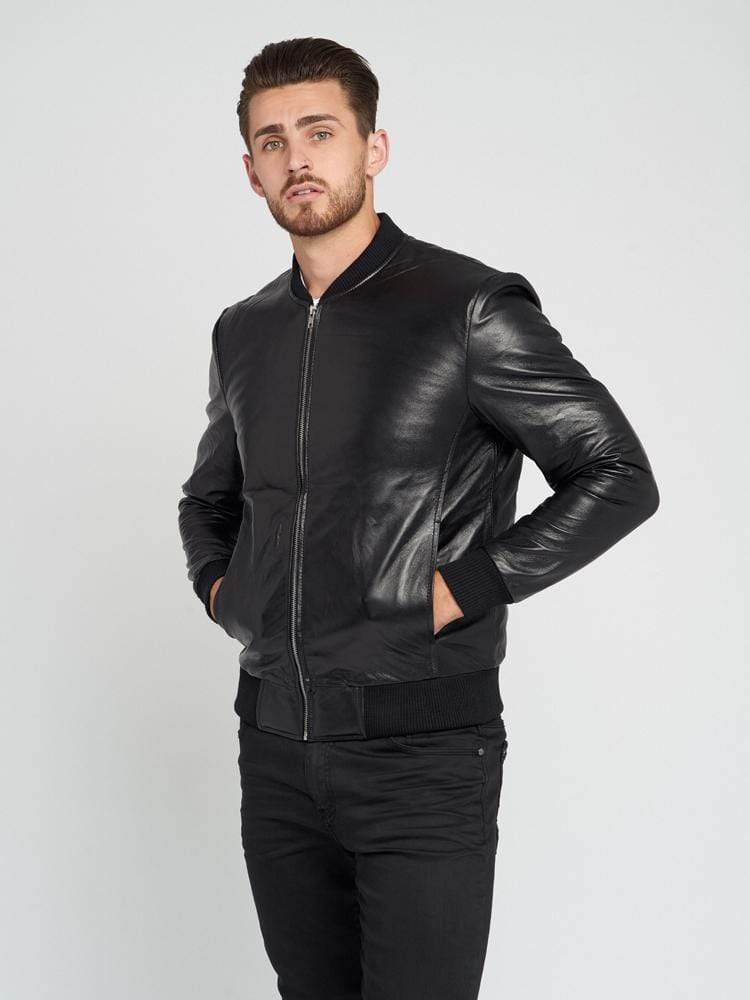 Sculpt Australia mens leather jacket Classic Slim Fit Leather Jacket