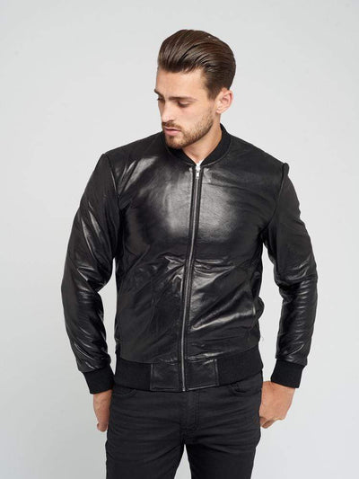 Sculpt Australia mens leather jacket Classic Slim Fit Leather Jacket