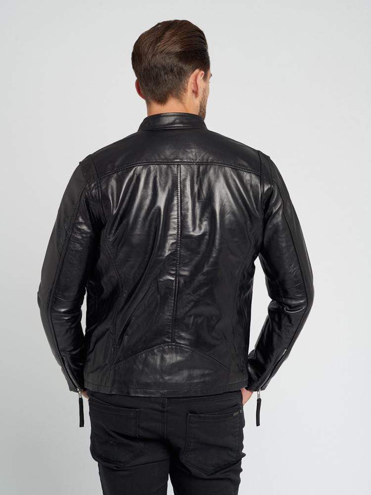 Sculpt Australia mens leather jacket Dean Black Leather Jacket
