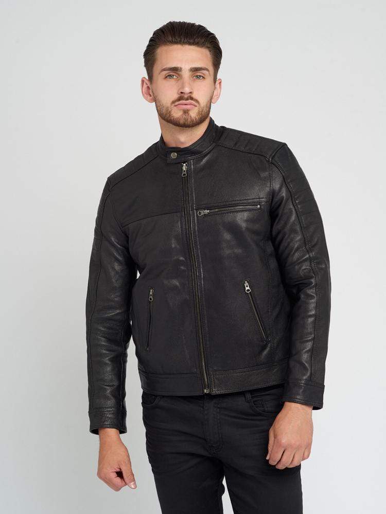 Sculpt Australia mens leather jacket Ethan Black Leather Jacket
