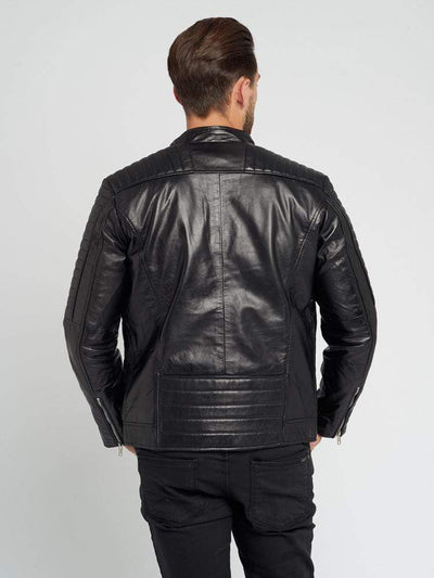 Sculpt Australia mens leather jacket Henry Black Leather Jacket