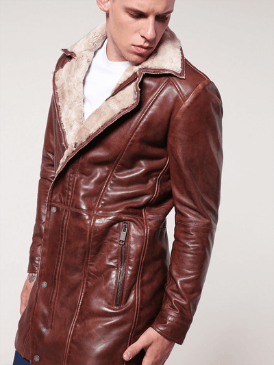 Huxham Shearling Leather Jacket
