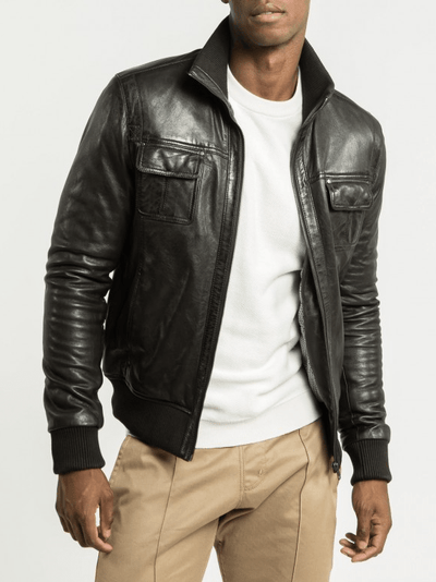 Sculpt Australia mens leather jacket Kenzo Black Leather Jacket