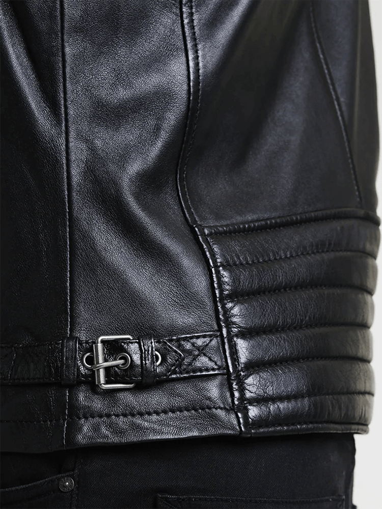 Logan Black Leather Jacket