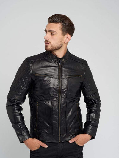 Sculpt Australia mens leather jacket Men's European Style Leather Jacket