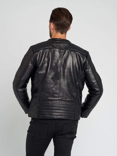 Sculpt Australia mens leather jacket Muriel Black Leather Jacket