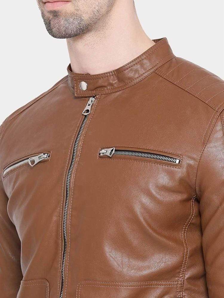 Sculpt Australia mens leather jacket Robert Brown Leather Jacket