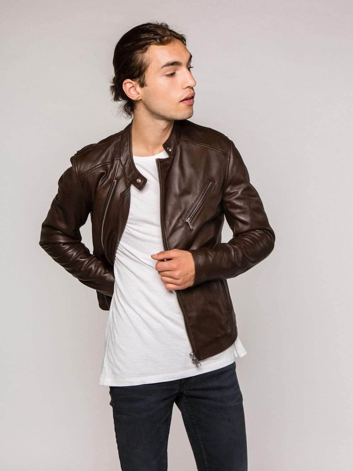Route - Brown Leather Jacket