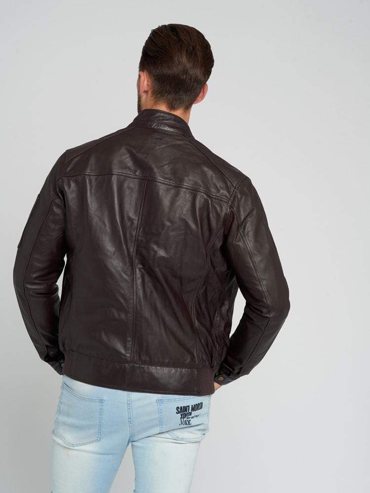 Sculpt Australia mens leather jacket Sculpt's Classic Brown Leather Jacket