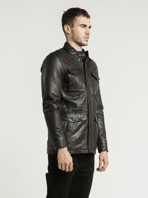 Sculpt Australia mens leather jacket Simon Black Leather Jacket