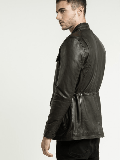 Sculpt Australia mens leather jacket Simon Black Leather Jacket