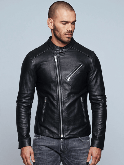 Stephen Black Leather Jacket