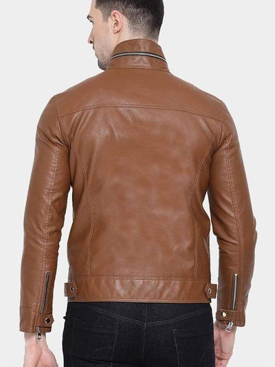 Sculpt Australia mens leather jacket Stephen Brown Leather Jacket