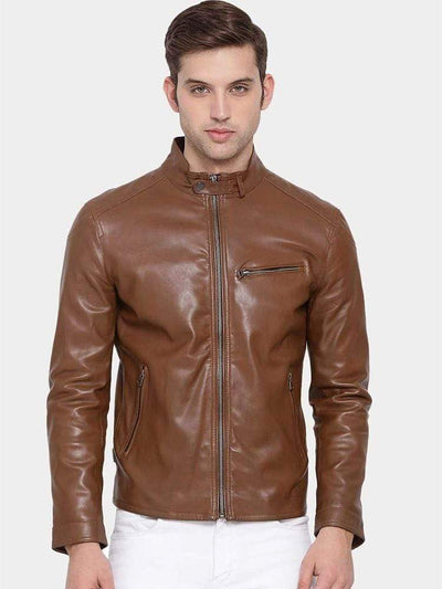 Sculpt Australia mens leather jacket Stylish Casual Men's Leather Jacket
