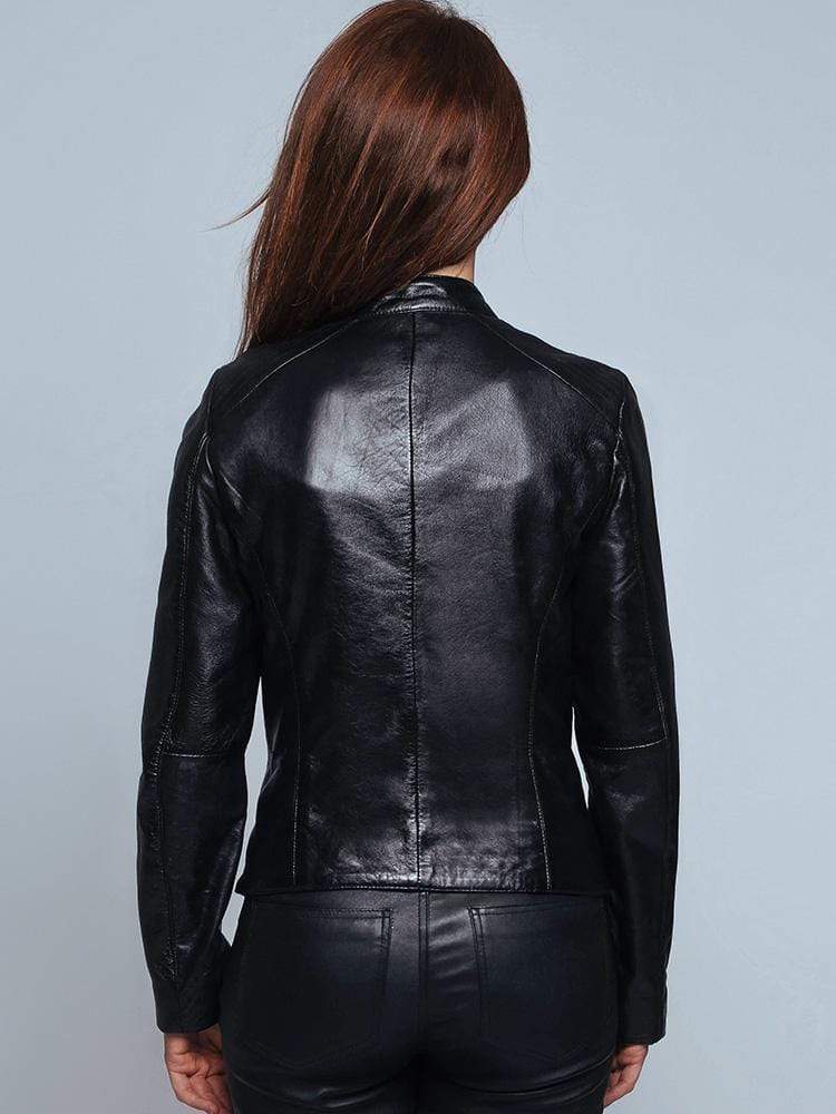 Ashley Black Leather Jacket