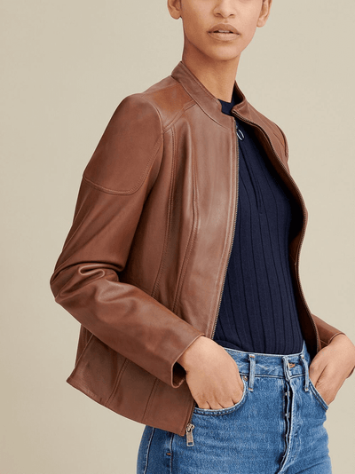 Jennie Brown Leather Jacket