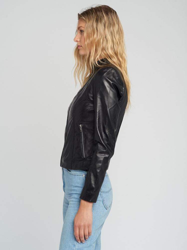Sculpt Australia womens leather jacket Melissa Black Leather Jacket