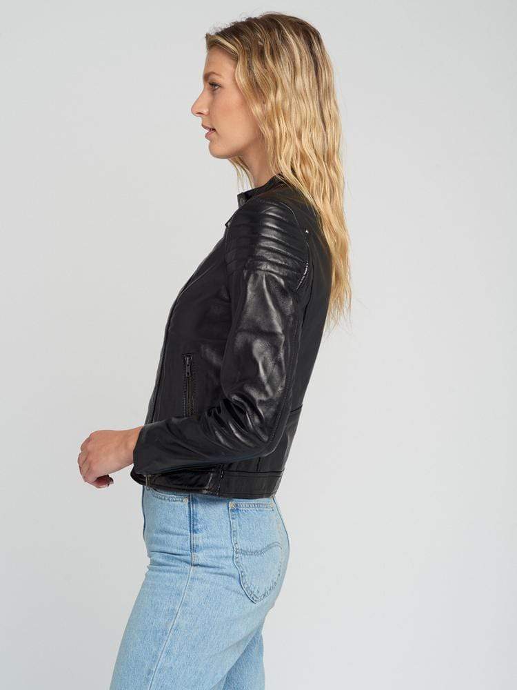 Sculpt Australia womens leather jacket Sarah Black Leather Jacket