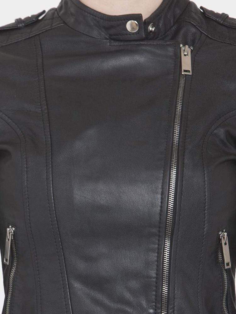 Sculpt Australia womens leather jacket Shisha Black Leather Jacket
