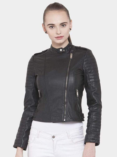 Sculpt Australia womens leather jacket Shisha Black Leather Jacket
