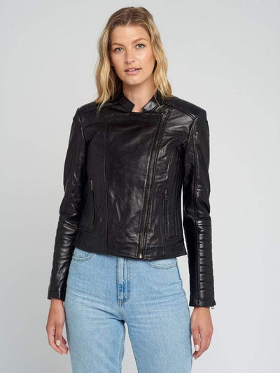 Sculpt Australia womens leather jacket Vintage Quilted Leather Jacket